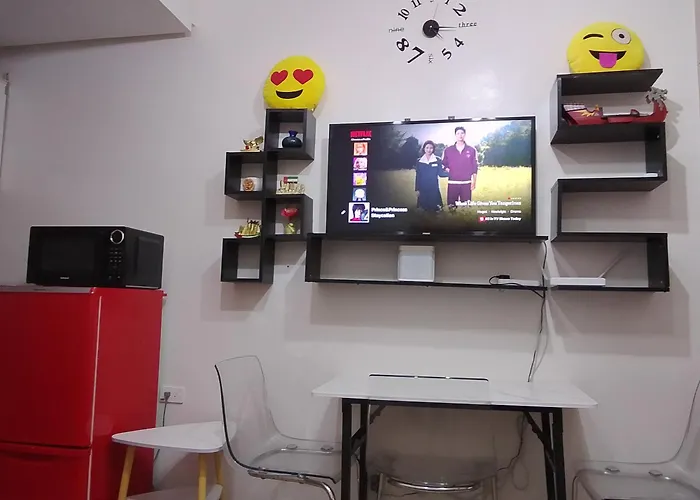 Apartamento Trees Residences 1 Bedroom With Netflix And Bluetootth Karaoke Speaker With 2 Mini Microphone Manila